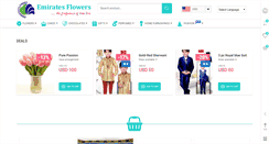 Desktop Screenshot of emiratesflowers.com
